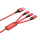 Unitek Kabel USB 2.0 3w1 Lightning, micro USB, USB-C 1,2m - 458692 - zdjęcie 2